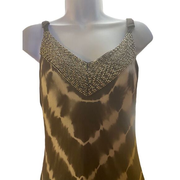 INC Maxi Dress with Bead Embellished Neckline Size M - Picture 5 of 10